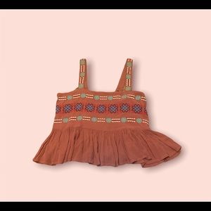 american eagle embroidered tank